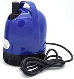 Submersible water pump, 2500 liters/hour, 180W motor, 2.8m lifting height, blue