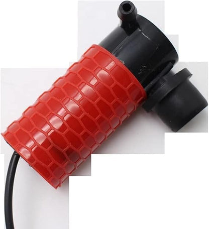 Mini submersible water pump, 12V, 30W, flow rate 4L/min, discharge height up to 7m, orange color