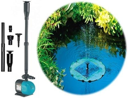نافورة مضخة، Xkf-55p، 55 واط، راس 2.3 متر، تدفق 2300 لتر/ساعة، نافورة يمكنك تركيبها بنفسك للبرك الصغيرة وحمام السباحة وحمام الطيور والحوض