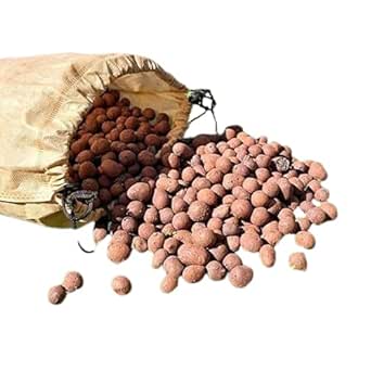 BGN Hydroponic Clay Gravel - 3k- Organic Expanded Clay Balls for Plants - pH Neutral for Plants - Hydroponic and Fish Farming Supplies in a Resealable Storage Bag