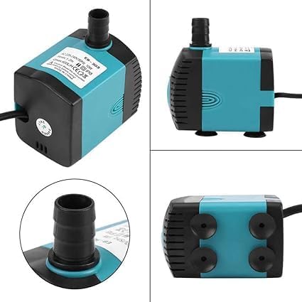 Submersible water pump, 45 watts, 1000 liters/hour,for fountains and aquariums
