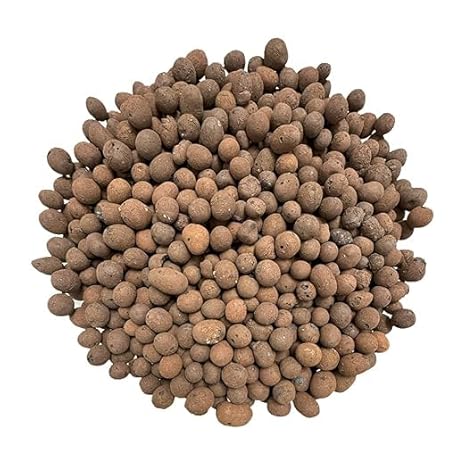 BGN Hydroponic Clay Gravel - 3k- Organic Expanded Clay Balls for Plants - pH Neutral for Plants - Hydroponic and Fish Farming Supplies in a Resealable Storage Bag