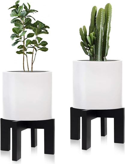 حامل نباتات خشبي داخلي حديث للزراعة، حامل نباتات داخلي حديث للزراعة، رف قوي للنباتات، مقعد خشبي لحامل نباتات الفناء، يناسب اواني الازهار المتنوعة مقاس 2- 7 سم، سهل التجميع