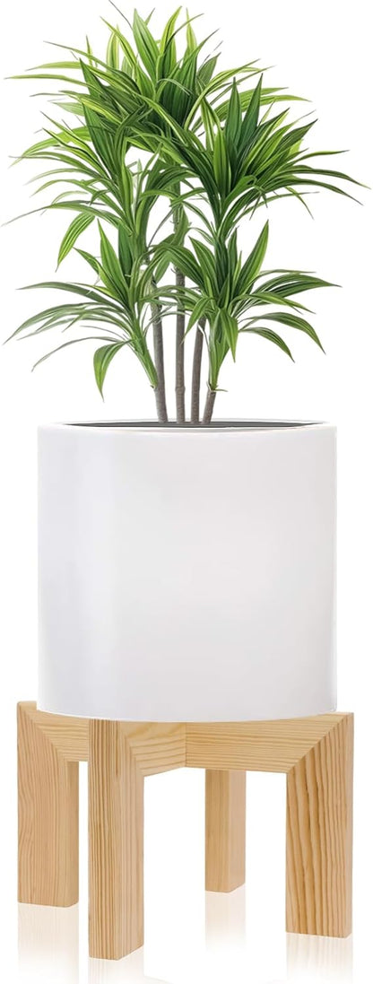 حامل نباتات خشبي داخلي حديث للزراعة، حامل نباتات داخلي حديث للزراعة، رف قوي للنباتات، مقعد خشبي لحامل نباتات الفناء، يناسب اواني الازهار المتنوعة مقاس 2- 7 سم، سهل التجميع