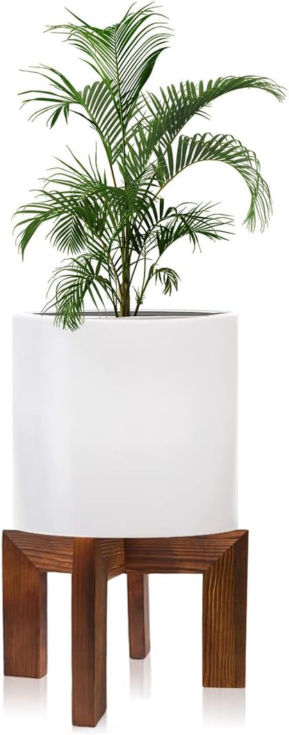 حامل نباتات خشبي داخلي حديث للزراعة، حامل نباتات داخلي حديث للزراعة، رف قوي للنباتات، مقعد خشبي لحامل نباتات الفناء، يناسب اواني الازهار المتنوعة مقاس 2- 7 سم، سهل التجميع