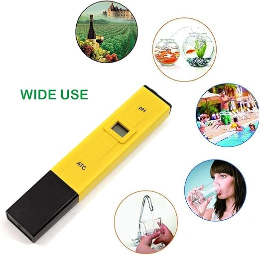 Digital, pH, meter, with pen design for aquariums and ponds,