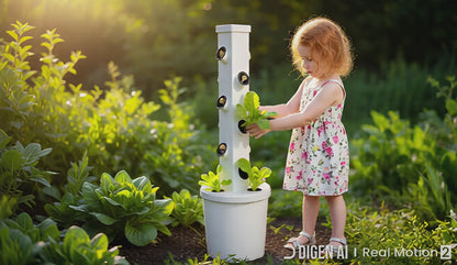 Vertical, tower, for hydroponic garden systems,vegetable, plant tower,12 seedlings